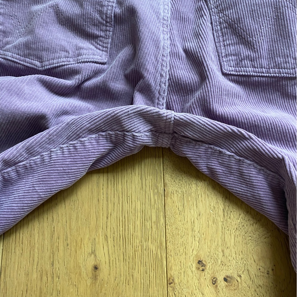 Wrangler Westward 626 Lilac Corduroy High-Rise Bootcut Pants - Picture 7 of 7